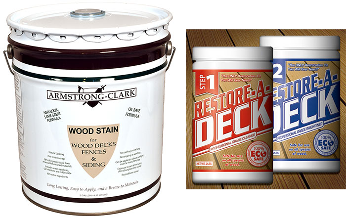 Armstrong Clark Stain 5 Gallon | Restore A Deck Cleaner 